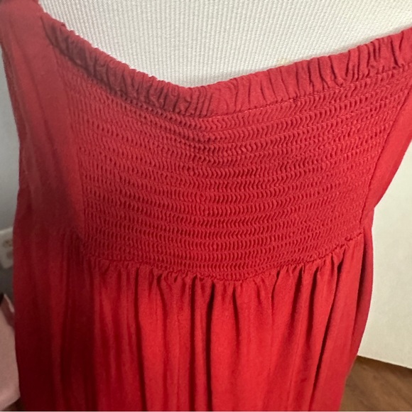 Torrid Mini Challis Skater Dress Red Size 1X - Picture 9 of 10